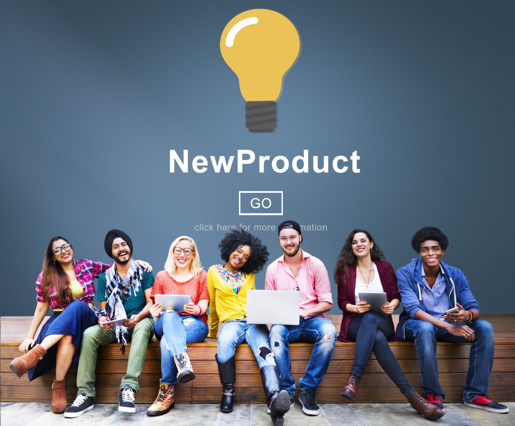 New Product Launch Marketing Commercial Innovation Concept