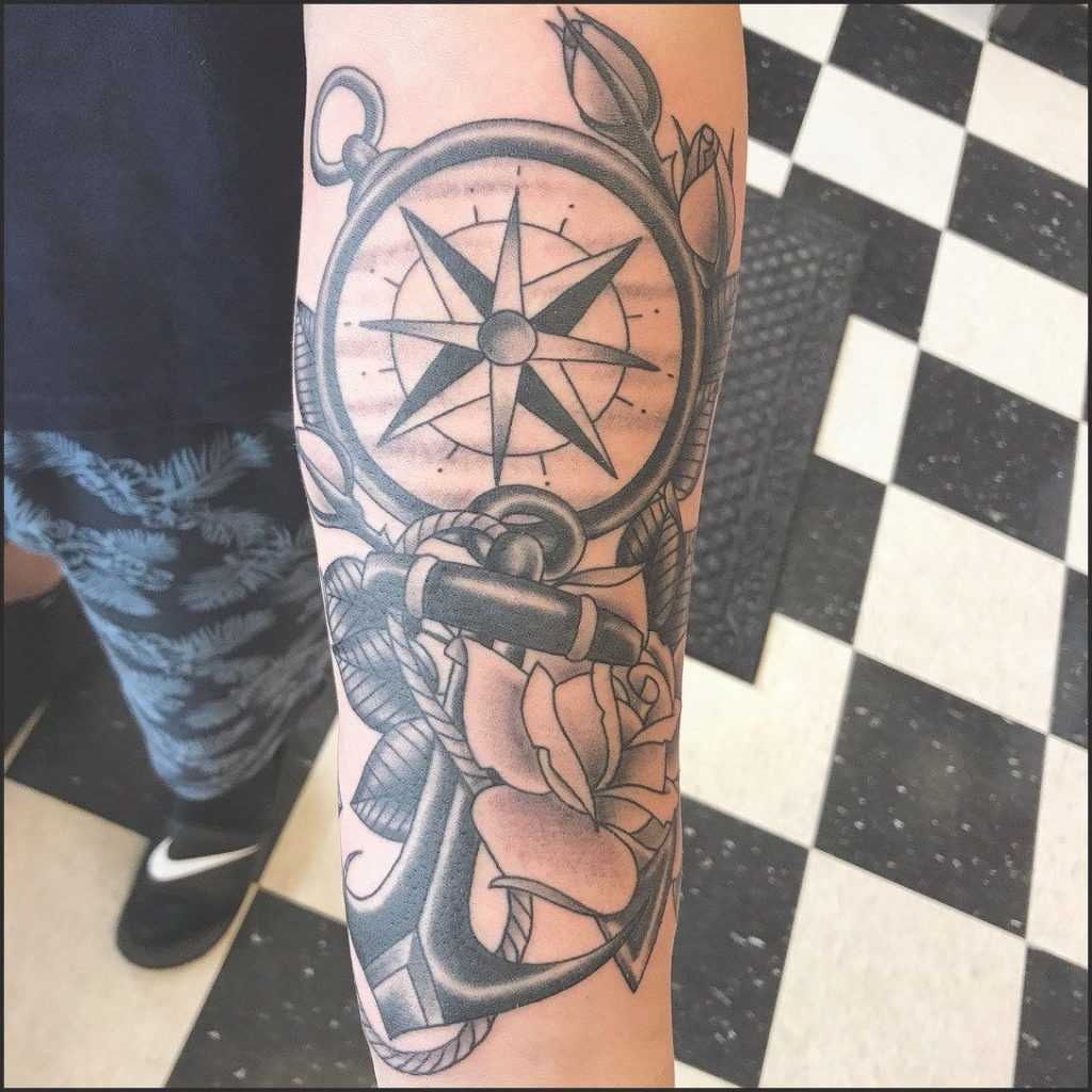 Seafarer tattoo with anchor and skull  Stock Illustration 80682105   PIXTA